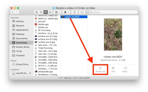 video locations for mac
